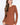 Long Sleeve Crew Neck Thermal Knit Top - BRN-TRUFFLE BROWN / M - Thermals