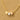 Gold Dipped Triple Cube Charm Necklace - Gold - Necklace