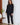 CUFFED PANTS & BOAT NECK COZY SWEATER SET (11087-35900) - Black / L - Sweatpants