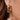 18K Gold Plated Waterproof Stainless Steel Hoop Earrings 7101 showing the hoop shape worn on an ear