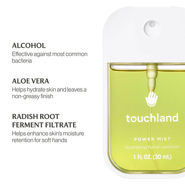 Aloe You Power Mist Hydrating Hand Sanitizer bottle and packaging