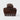 Recycled Plastic Puffy Cloud Clip 1pc - Chocolate - Claw Clip