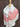 Fine Wool Kashmir Jamawar Pashmina draped in pink and cream
