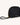 vegan wristlet makeup bag black side view