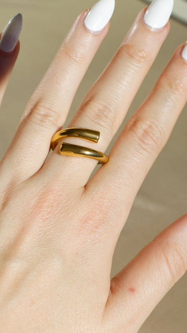 Fable - Edgy Nail Statement Ring