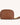 vegan wristlet makeup bag brown wrist strap