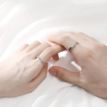 Unicorn Ring in 925 Sterling Silver, Enamel