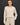 Front view of model wearing stone cotton modal fleece sweatshirt with matching pants