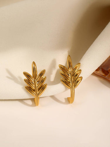 Leaf earrings