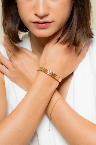 Fine Adjustable Bang/Cuff Bracelet