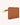 Mira & Moss Nova Compact Wallet in brown vegan leather with gold-tone hardware and zip compartment.