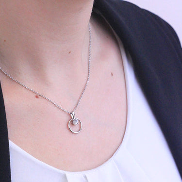 Octavia Pendants - Silver and Crystal