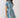 Blue Stripe Button Down Shirt Mini Dress