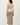 Ribbed Button Up Cardigan back view with patterned skirt