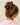 Black & Chocolate Oversized Scrunchies worn on hair