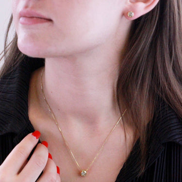 Moon Jewelry Set - Gold and Crystal