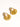 18K gold non tarnish shell earrings for women