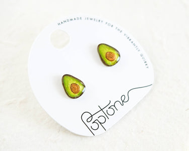 Avocado Stud Earrings