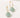 14Kt Sterling Silver Geometry Mini Hoop Earrings- Aquamarine