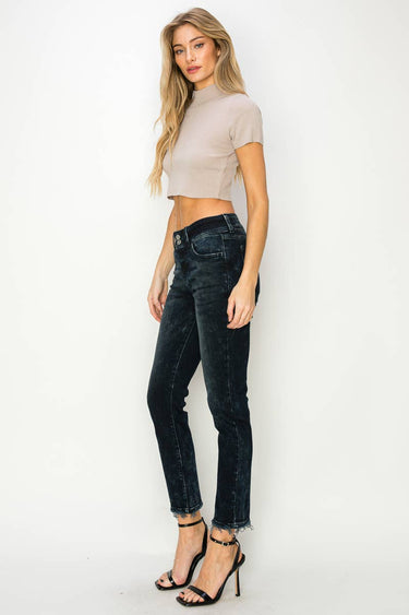 MID RISE CIGARETTE JEANS - Jeans