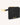 Mira & Moss Nova Compact Wallet in black vegan leather with gold-tone hardware and zip compartment.