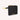 Mira & Moss Nova Compact Wallet in black vegan leather with gold-tone hardware and zip compartment.