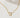 Gold Delicate Gemstone Necklace- Moonstone