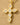 Cz Gold Dipped Cross Pendant Necklace - G - Necklace