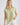 Collared V Neck Button Down Line Lace Detail Shirt in light green with short sleeves and button closure.