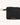 Mira & Moss Nova Compact Wallet in black vegan leather with gold-tone hardware and zip compartment.