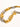 Calliope 18K Non-Tarnish Silver Gold Chain Bracelet displayed with intricate chain design.
