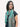 Emerald Green Jamawar Pashmina draped on woman