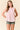 Cotton Striped Half Button Down Sleeveless Top