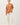 Wool Blend Ultra Soft Crewneck Classic Sweater in orange full-length view