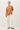 Wool Blend Ultra Soft Crewneck Classic Sweater in orange full-length view