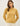 Wool Blended Basic Crewneck Sweater in mustard yellow front view