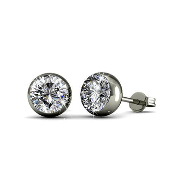 Moon Jewelry Set - Silver and Crystal