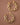18K Gold Plated Waterproof Stainless Steel Hoop Earrings 7659 displayed on a brown background