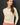 Pointelle 3/4 Sleeve Cardigan in cream front view