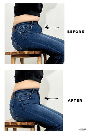 CORSET HIGH RISE SUPER SKINNY JEANS - Jeans