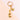 Bubble letter keychain bag charm C