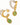 Dainty round stone dangle earrings product detail
