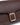 Close-up of Coco Crossbody Espresso featuring gold-tone buckle hardware and rich brown finish.