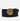 Leather belt strap for women in black