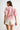 Textured Cable Knit Short Sleeve Sweater back view on model