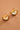 18K Gold Plated Waterproof Stainless Steel Stud Earrings 7912 close-up highlighting the decorative gold design