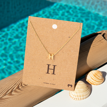 Initial H Pendant Necklace