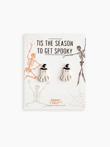 Halloween Studs – Witch Ghost Halloween Stud Earrings