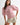 Textured Cable Knit Short Sleeve Sweater styled with white shorts