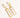Livie 18K Gold Non-Tarnish Shell Drop Earring